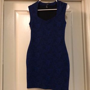 Royal blue dress